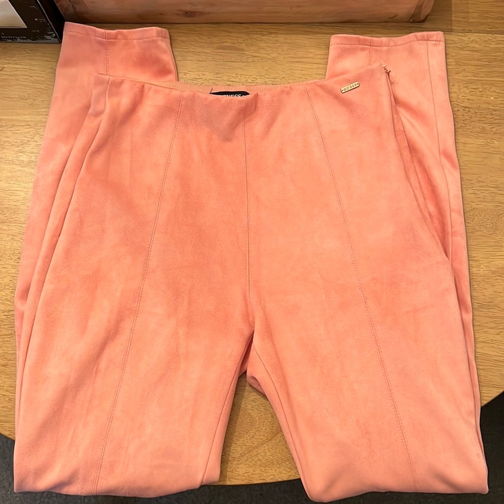 GUESS? Women pants suede like material